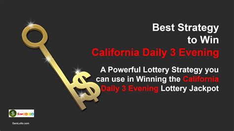 california lottery pick 3|Daily 3 Evening .
